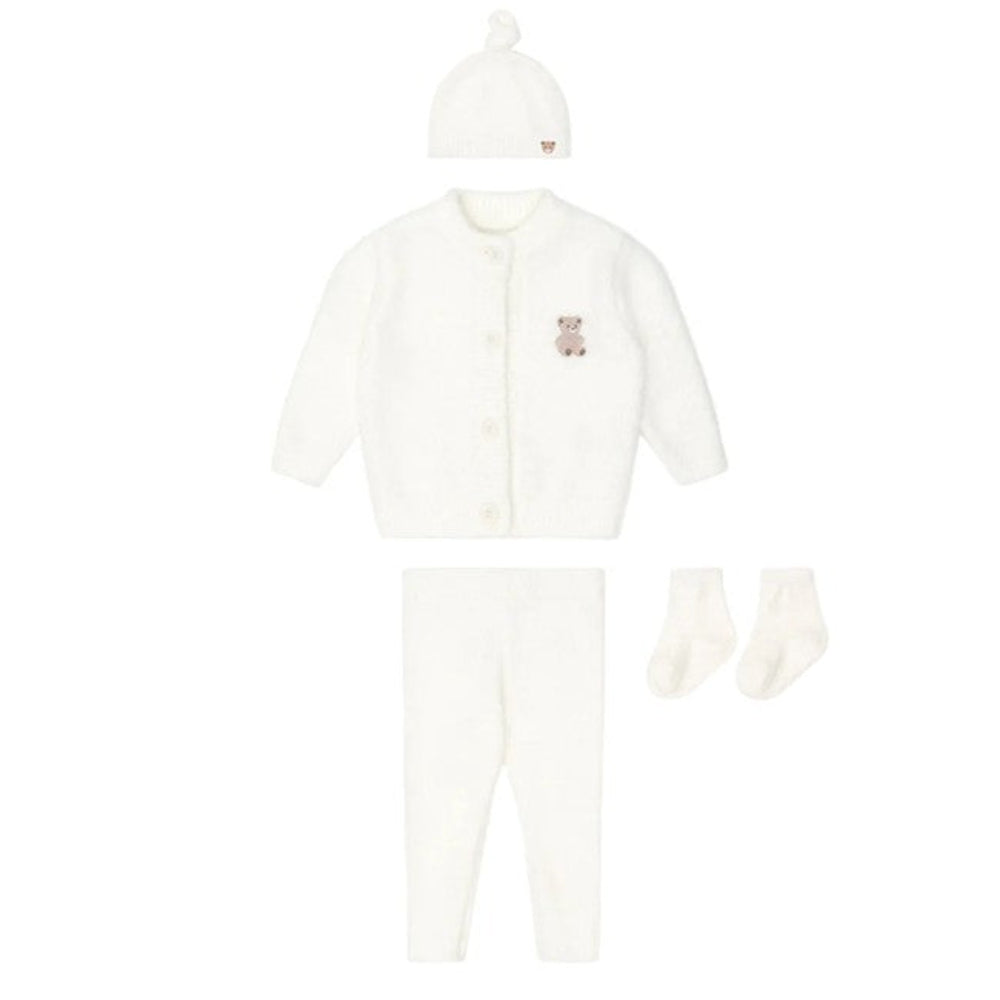Huxbaby My First Hux Almond Milk 4Pc Boucle Newborn Set