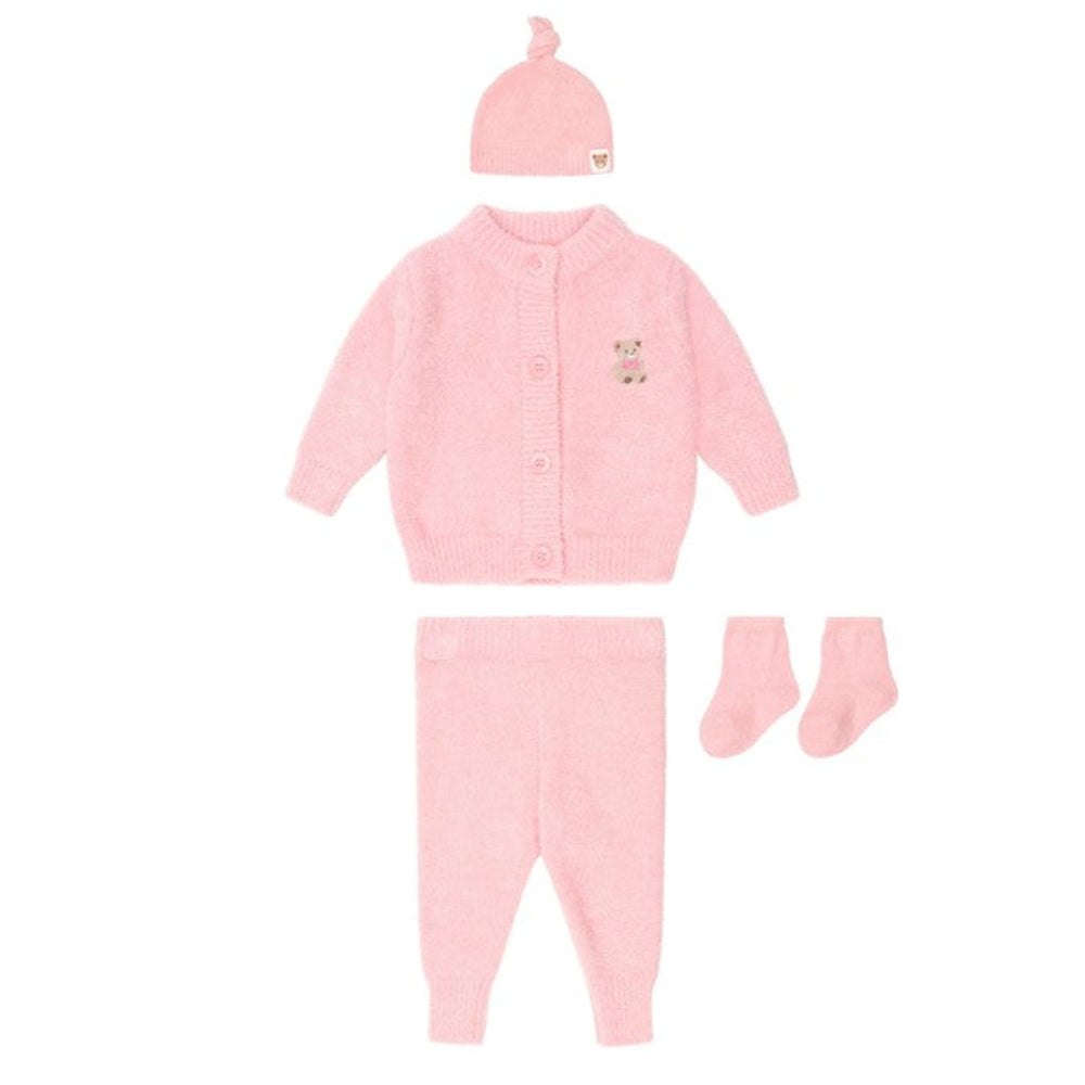 Huxbaby My First Hux Apricot 4Pc Boucle Newborn Set