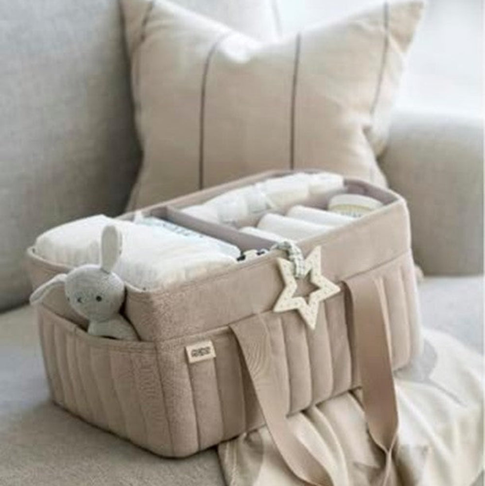 Mamas & Papas Nappy Caddy - Cashmere Waffle