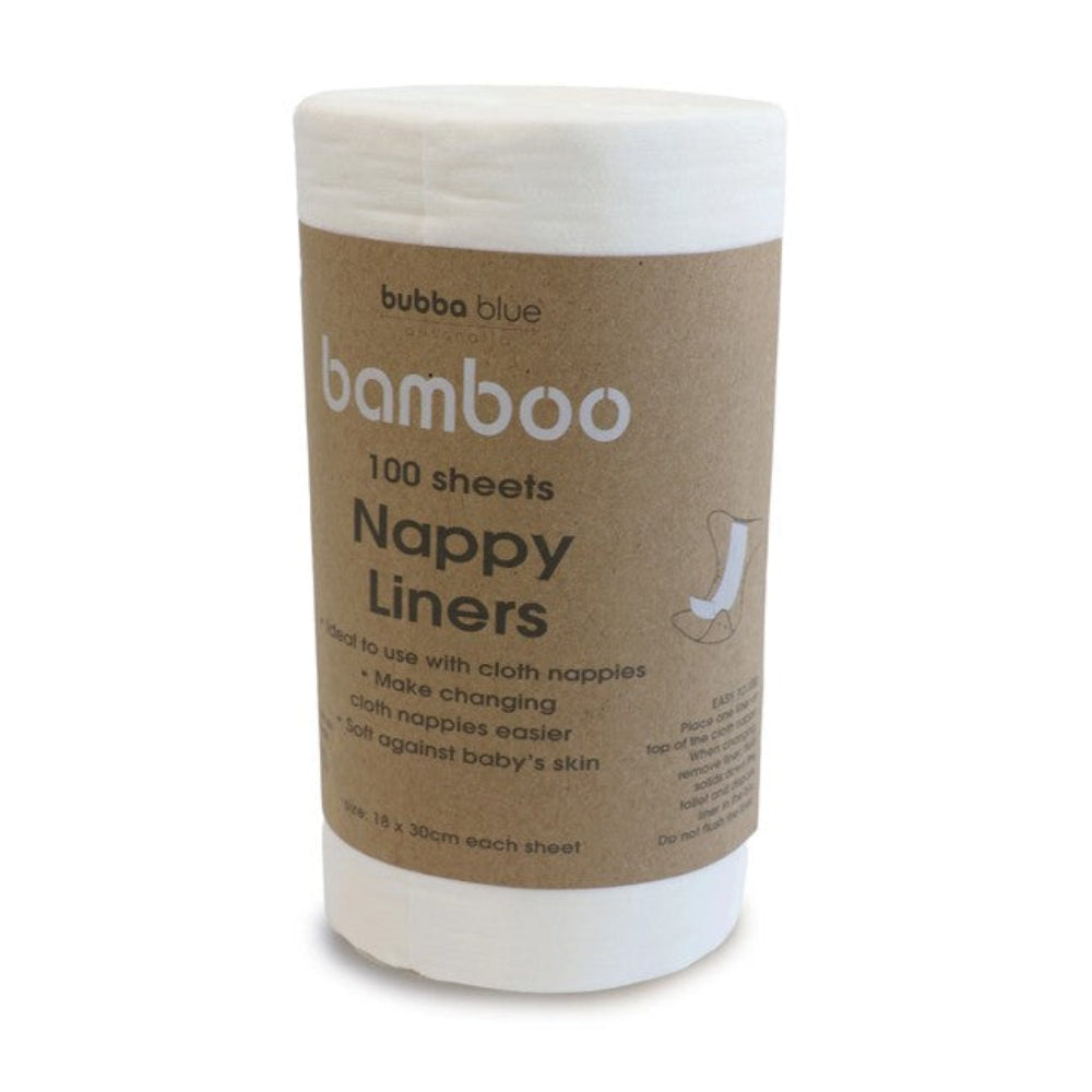 Bubba Blue Disposable Bamboo Nappy Liner - 100 pk