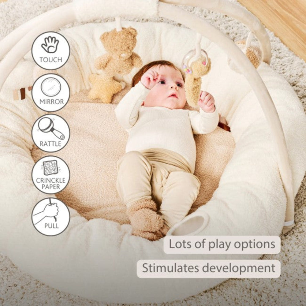 Nattou Teddy Bear Playmat - Ecru