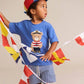 Huxbaby Nautical Hux Drop Shoulder Slouchy Tee