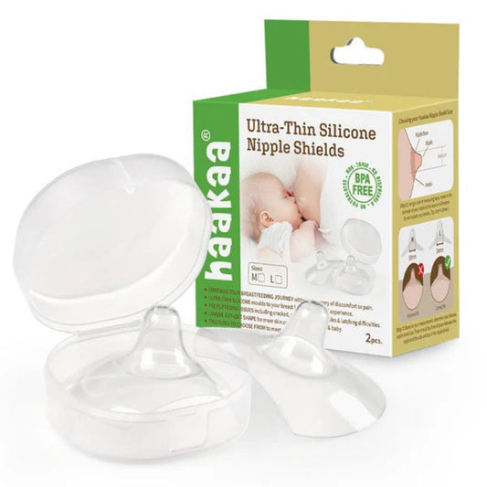 Haakaa Ultra Thin Silicone Nipple Shield - 2 pk