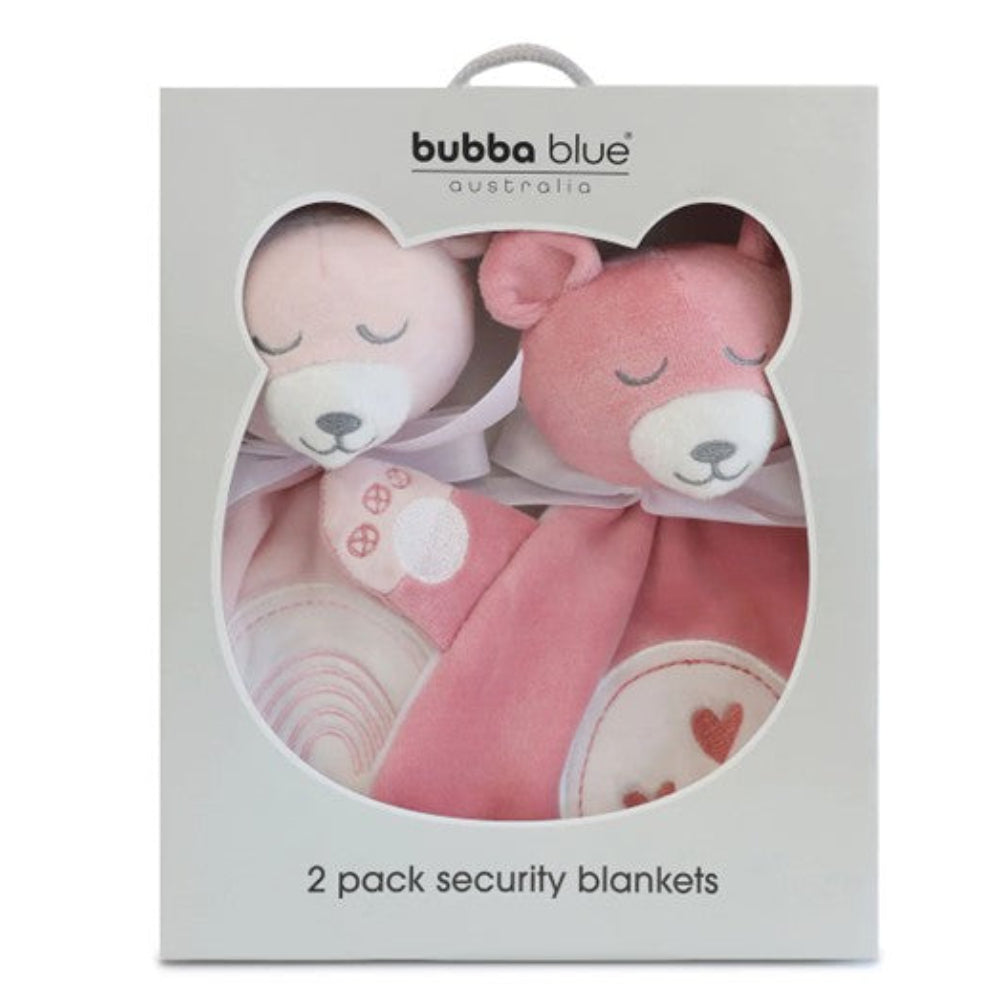 Bubba Blue Nordic Security Blanket 2 pk Berry/Rose