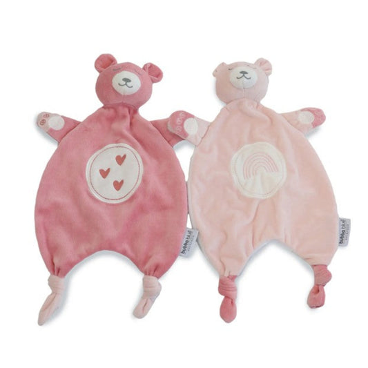 Bubba Blue Nordic Security Blanket 2 pk Berry/Rose