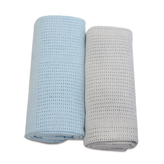 Bubba Blue Nordic Sorbet 2pk Cellular Blanket Apple/Pineapple