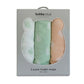 Bubba Blue Nordic Sorbet 3pk Muslin Wrap Orange/Pear