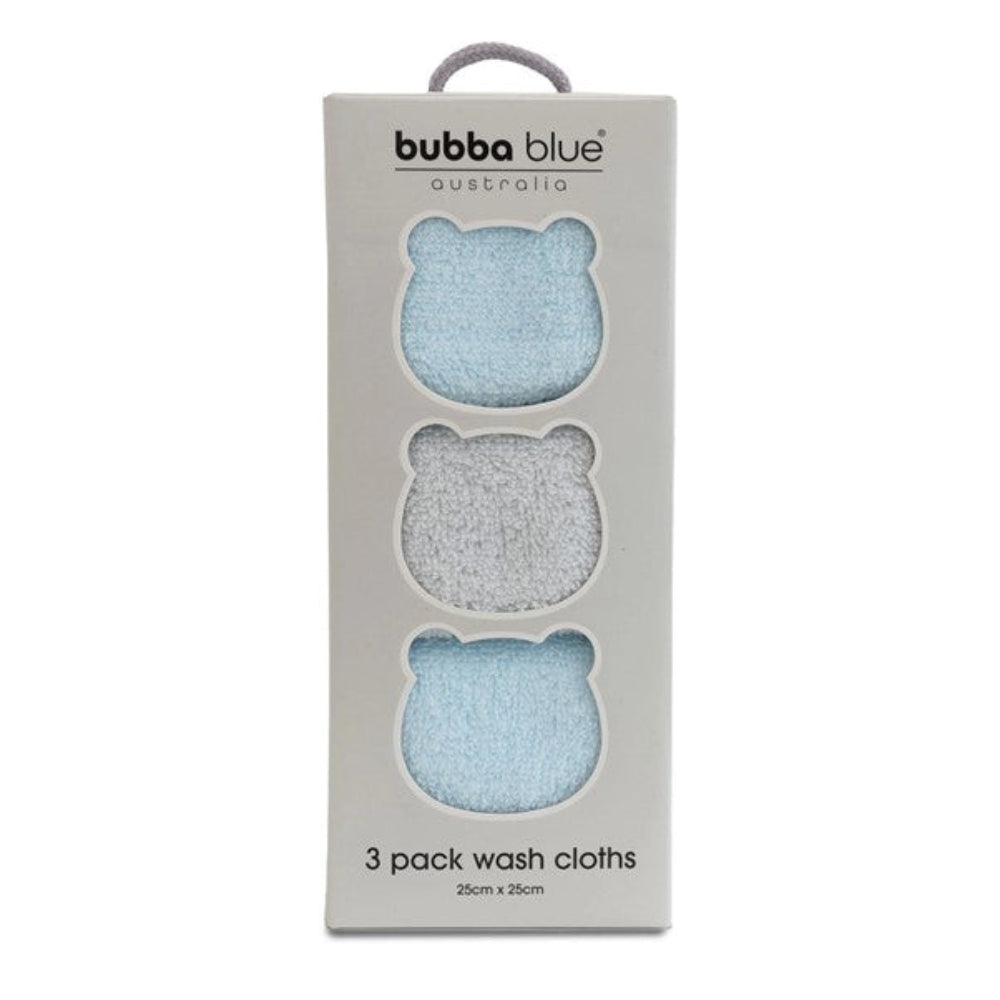 Bubba Blue Nordic Sorbet 3pk Wash Cloth Apple/Pineapple