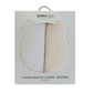 Bubba Blue Nordic 2 pk Stretchy Velour Cuddle Blankets - Grey/Sand