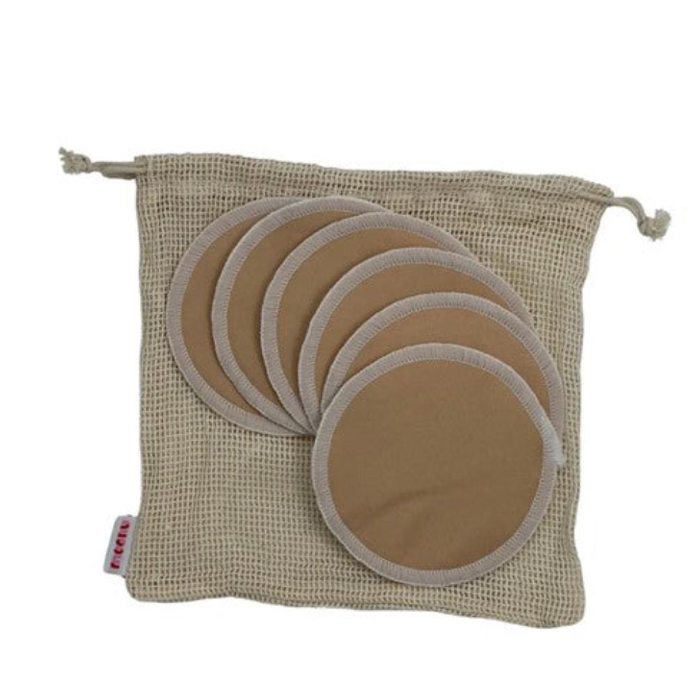 Moonu Eco Nursing Pads - Butterscotch 6 pk