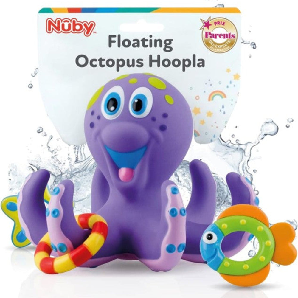 Nuby Floating Octopus Hoopla Bath Toy