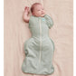Love To Dream Swaddle Up Transition Bag 1.5 Tog Cotton Fleece - Olive Twigs