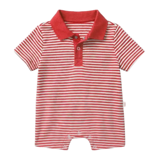 Toshi Onesie S/S Polo Mini - Lobster