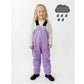 Therm All-Weather Fleece Overalls - Periwinkle