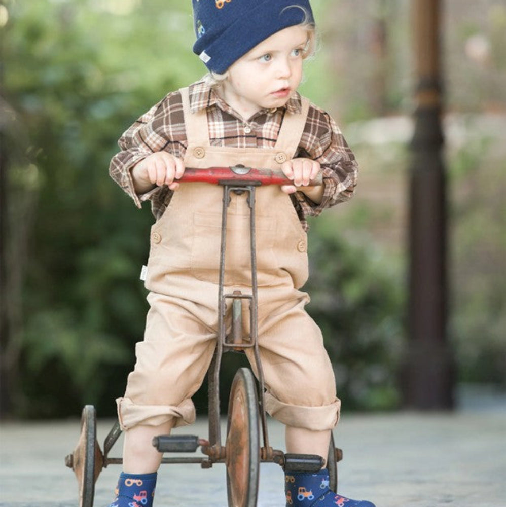 Toshi Corduroy Overalls Quincy - Driftwood
