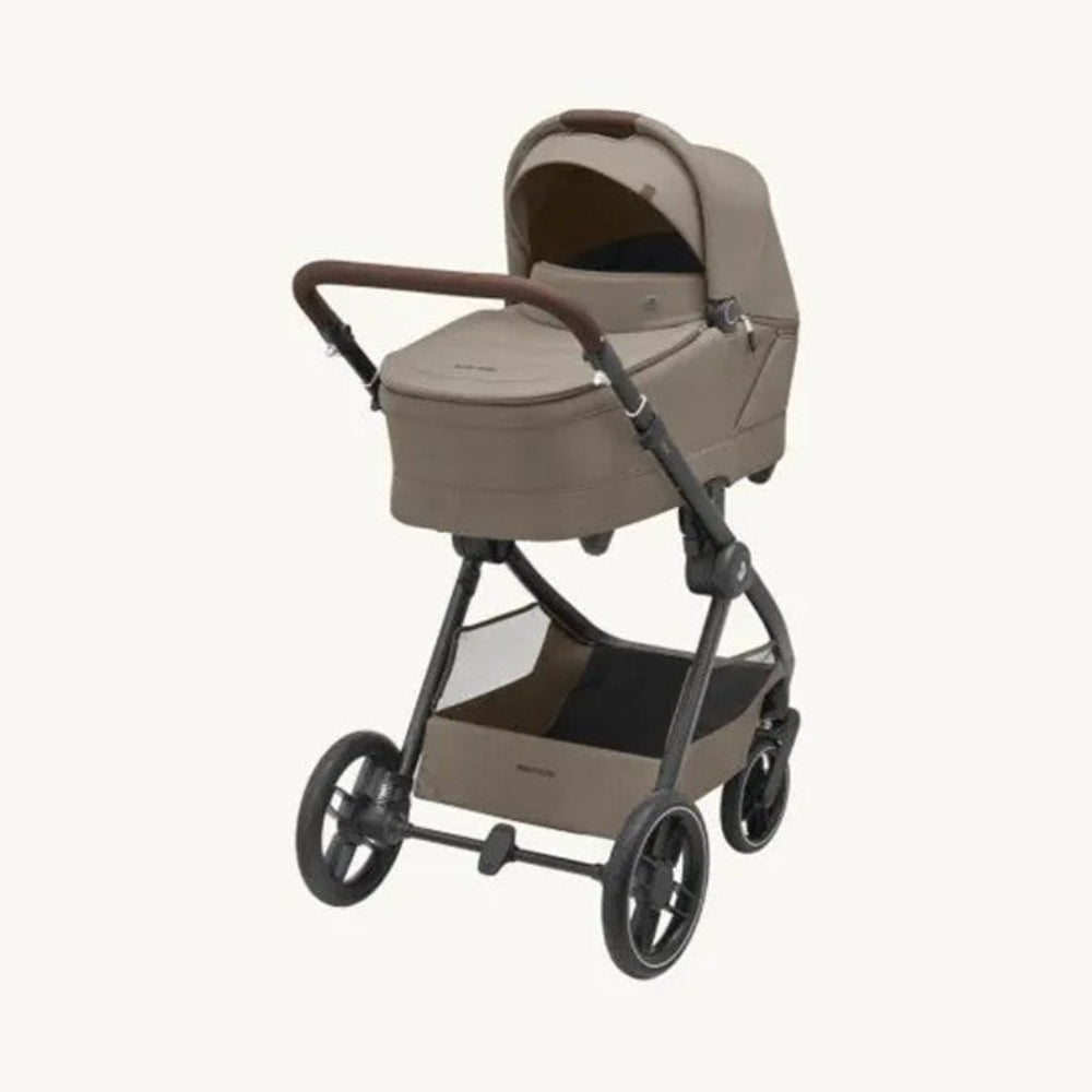 Maxi Cosi Oxford Stroller + Sense Bassinet - Twillic Truffle