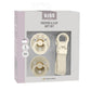 Bibs Colour Dummy & Loop Clip Gift Set - Ivory