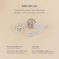 Bibs Colour Dummy & Loop Clip Gift Set - Blush