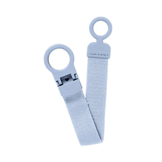 Bibs Pacifier Clip Loop - Dusty Blue