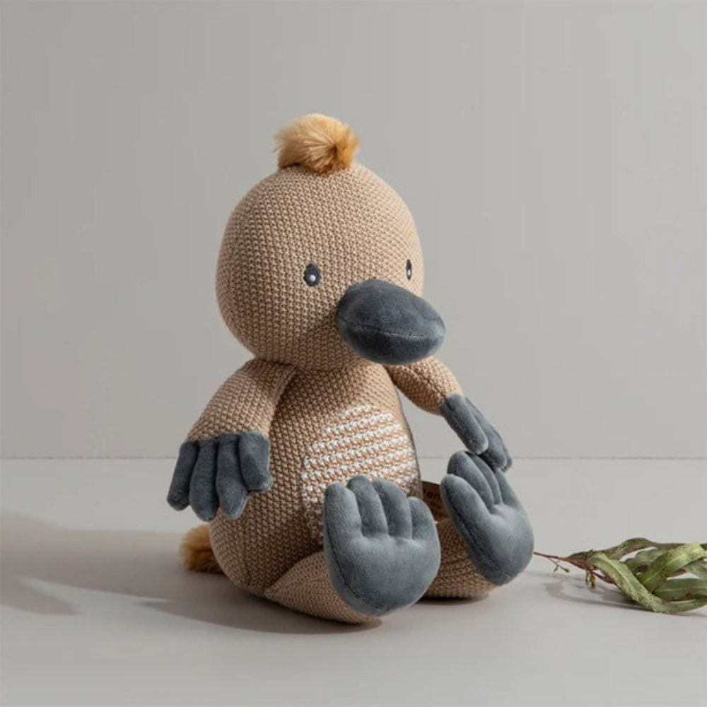 Living Textiles Australiana Knitted Toy - Penny the Platypus