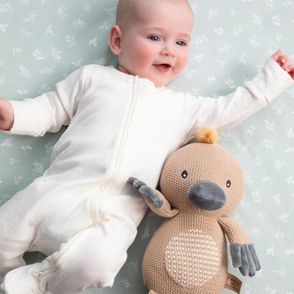 Living Textiles Australiana Knitted Toy - Penny the Platypus