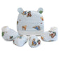 Bubba Blue Peter Rabbit Layette Set 3pc Peter Rabbit & Benjamin Bunny