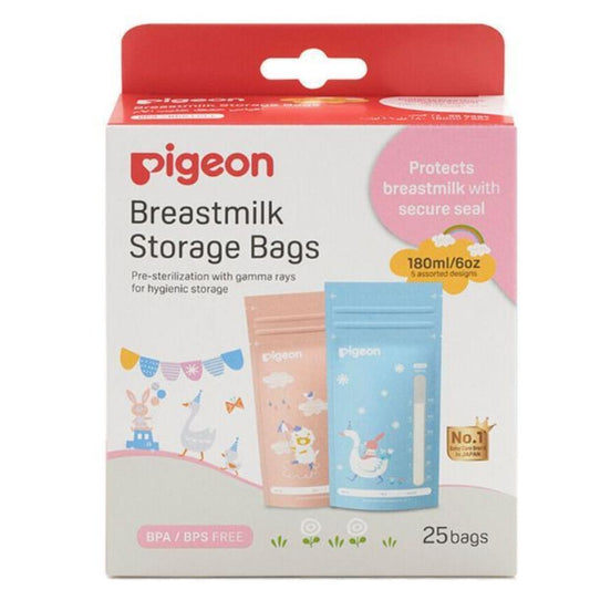 Pigeon Breast Milk Storage Bags - 180ml - 25 pk - Animals