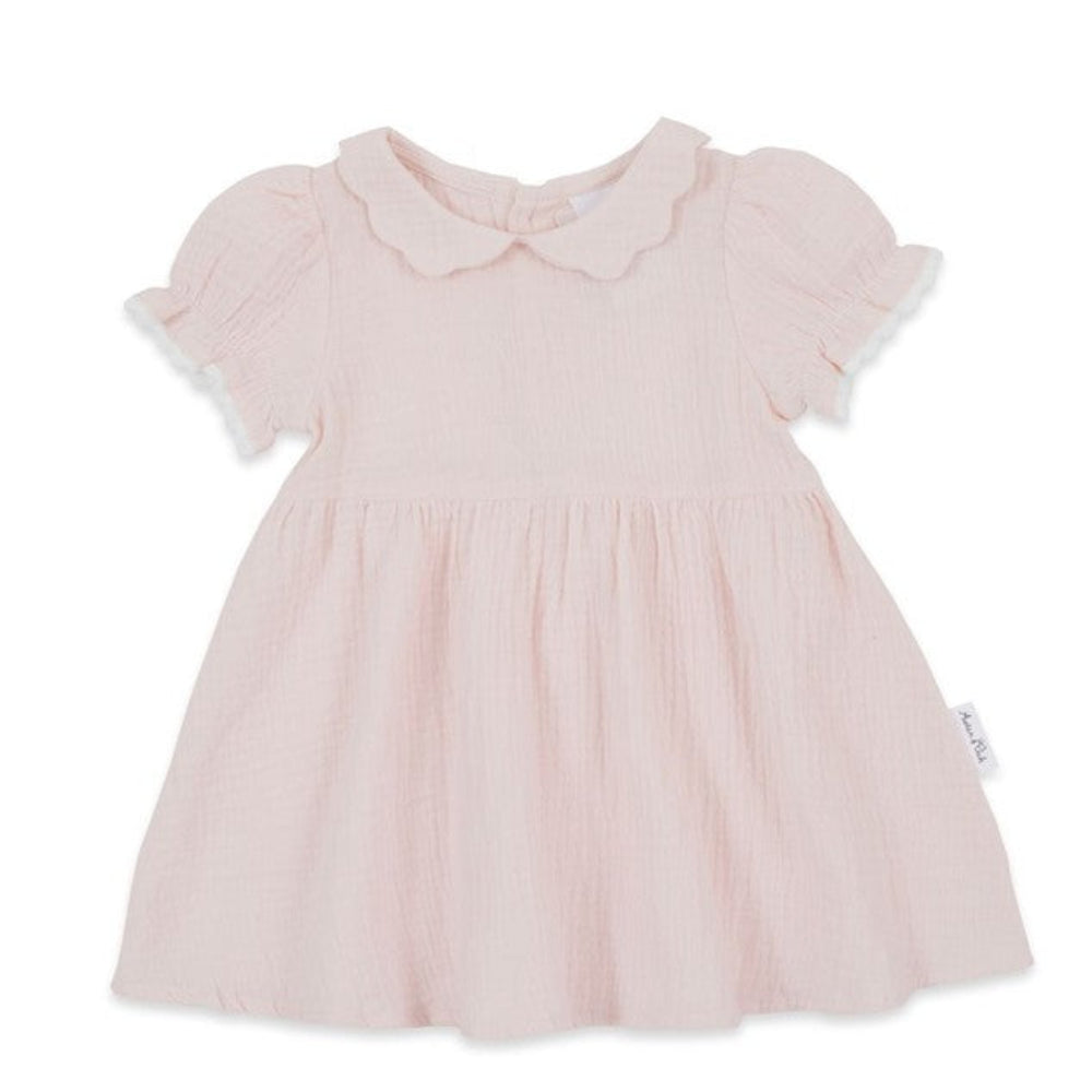 Aster + Oak Pink Muslin Dress