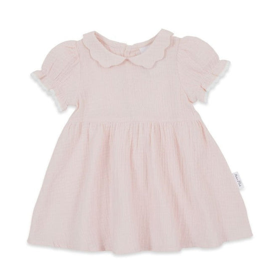 Aster + Oak Pink Muslin Dress