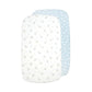 Living Textiles 2pk Bedside Bassinet Fitted Sheets - Elephant Playtime