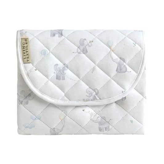 Living Textiles Travel Change Mat  - Elephant Playtime