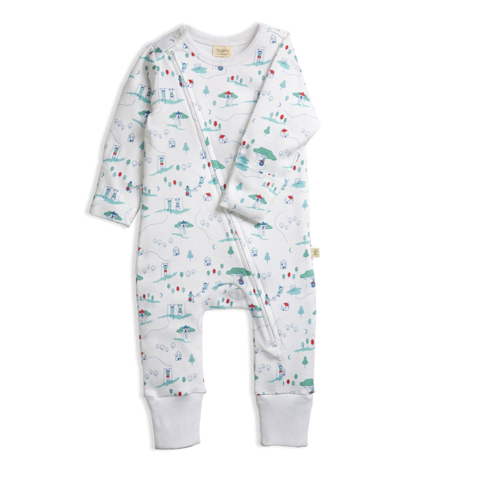 Tiny Twig Organic Cotton Zipsuit - Playtime