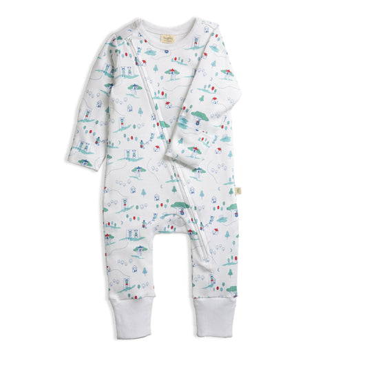 Tiny Twig Organic Cotton Zipsuit - Playtime