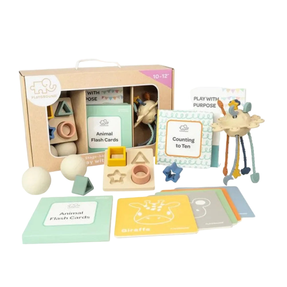 Living Textiles Playground Plus Box 4 - Play with Purpose 10- 12 mths