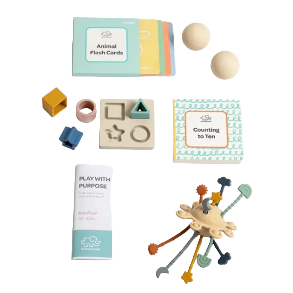 Living Textiles Playground Plus Box 4 - Play with Purpose 10- 12 mths