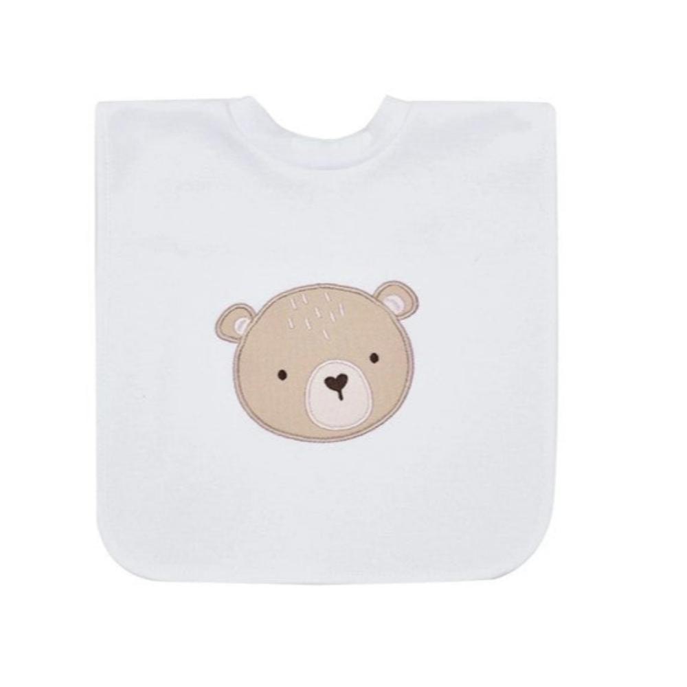 Big Softies Bib Popover 3 Pk - Bear