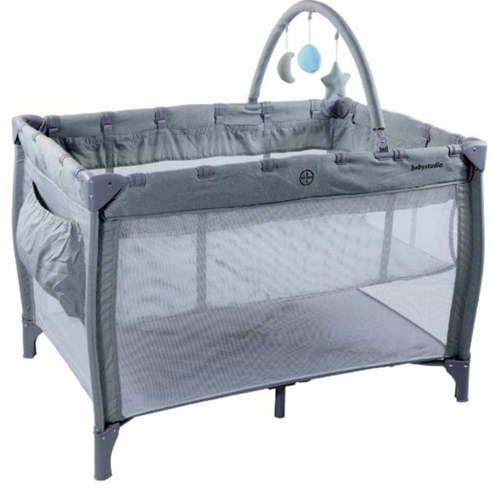 Roger Armstrong 3 in1 Portacot - Grey Melange