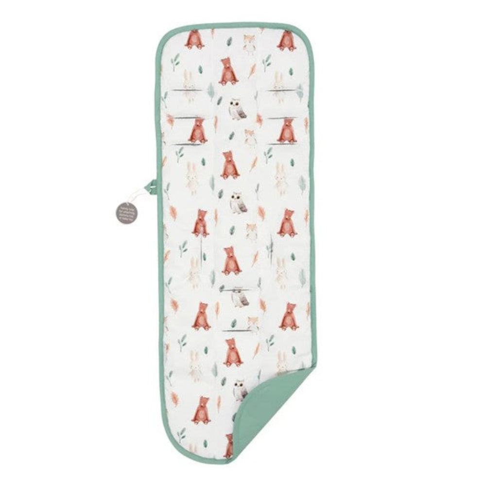 All4Ella Reversible Universal Pram Liner - Forest Friends