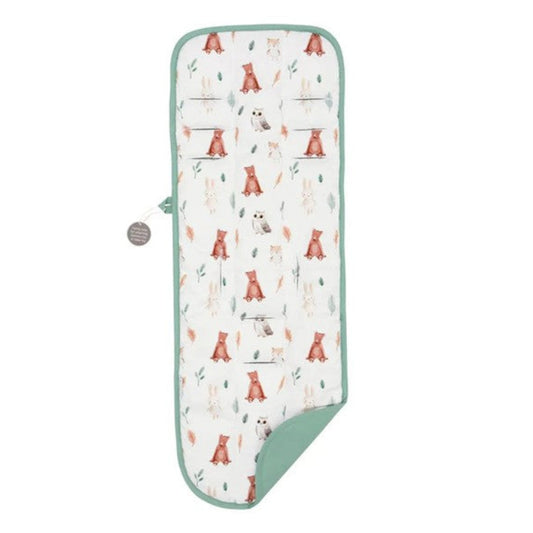 All4Ella Reversible Universal Pram Liner - Forest Friends