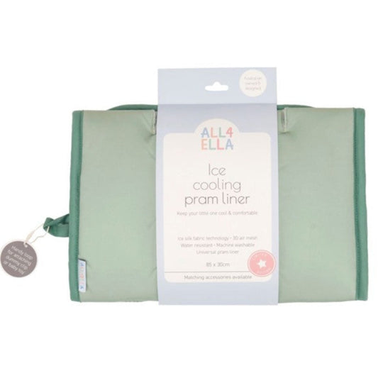 All4Ella Ice Cooling Pram Liner - Sage