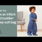 ErgoPouch Sleep Suit Bag 1.0 Tog Dragonflies