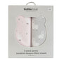 Provincial 2pk Jersey Co Sleeper/Bedside Sleeper Fitted Sheets - Blush/Grey