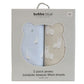 Provincial 2pk Jersey Co Sleeper/Bedside Sleeper Fitted Sheets - Sky/Almond