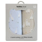 Provincial 2pk Jersey Cot Fitted Sheets - Sky/Almond