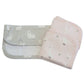 Provincial 3pk Wash Cloth - Blush/Grey