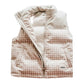 Bencer and Hazelnut Puffer Vest - Gingham