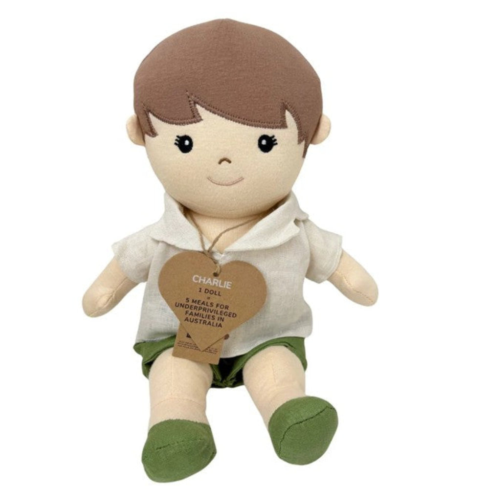The Giving Mission Charlie Rag Doll - Meals for the Underprivilged