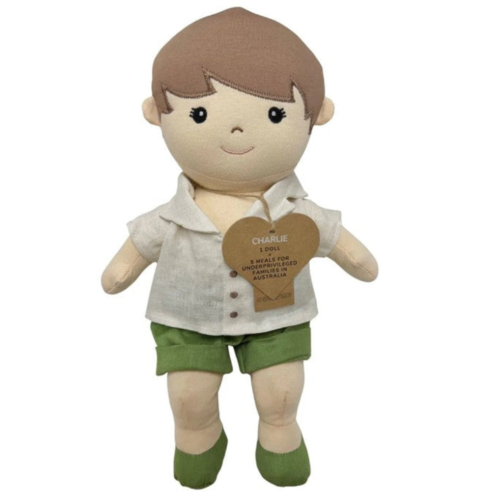 The Giving Mission Charlie Rag Doll - Meals for the Underprivilged