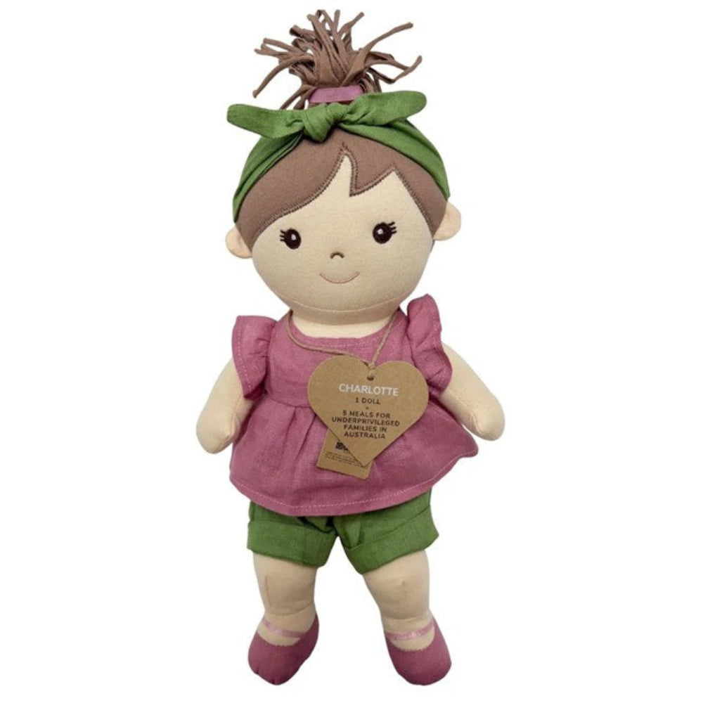 The Giving Mission Charlotte Rag Doll - Meals for the Underprivilged