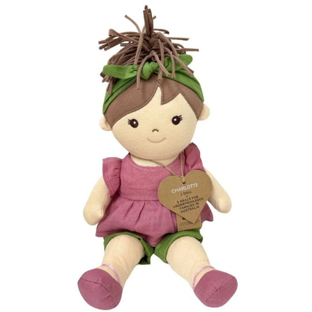 The Giving Mission Charlotte Rag Doll - Meals for the Underprivilged
